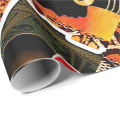afrocentrische wikkeling cadeaupapier (Rol Hoek)