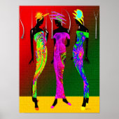 Afrocentrische zondagskerk poster (Voorkant)