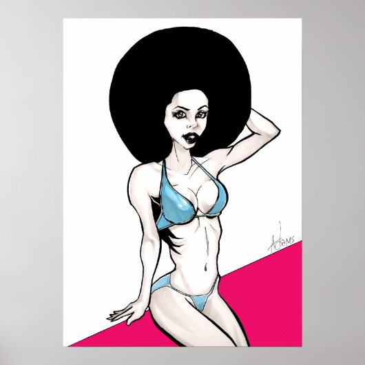 Afrochick Poster (Voorkant)