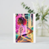 Afrofuturism Five Briefkaart (Staand voorkant)