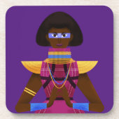 Afrofuturisme Bier Onderzetter (Voorkant)