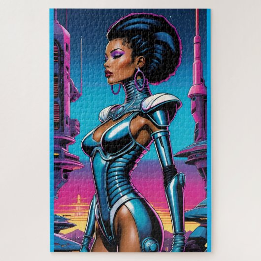 Afrofuturisme Four Ken Gage Sci-Fi Legpuzzel (Verticaal)