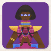 Afrofuturisme Kartonnen Onderzetters (Voorkant)