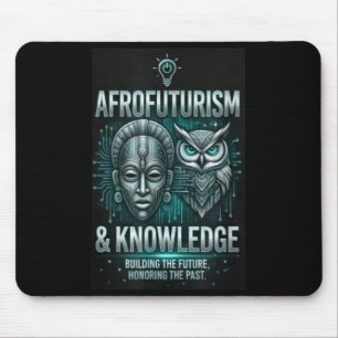 Afrofuturisme kennis Afrikaans masker uil schakeli Muismat