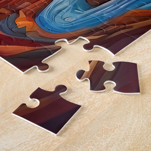 Afrofuturisme :Levendige Afrikaanse schoonheid en  Legpuzzel (Zijkant)