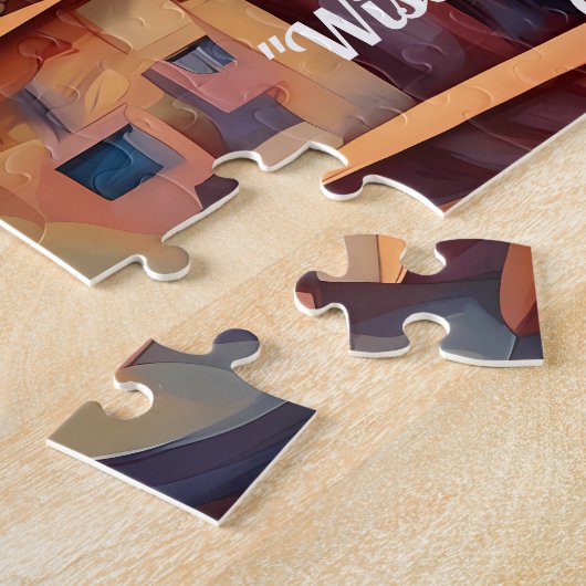 Afrofuturisme :Levendige Afrikaanse schoonheid en  Legpuzzel (Zijkant)