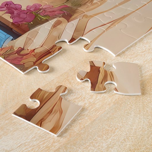 Afrofuturisme :Levendige Afrikaanse schoonheid en  Legpuzzel (Zijkant)