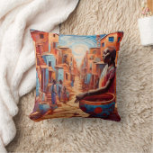 Afrofuturisme: levendige dromen van erfgoed kussen (Deken)