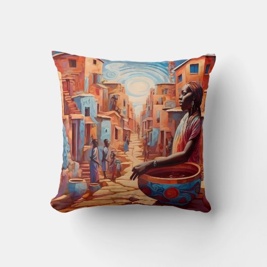 Afrofuturisme: levendige dromen van erfgoed kussen (Voorkant)