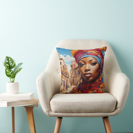 Afrofuturisme: levendige dromen van erfgoed kussen (Stoel)