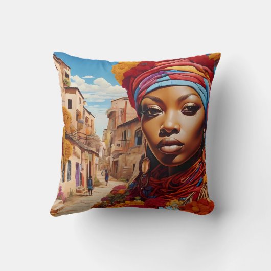 Afrofuturisme: levendige dromen van erfgoed kussen (Achterkant)