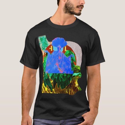 Afrofuturisme m/vleugels v2 t-shirt (Voorkant)