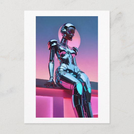 Afrofuturisme Negen Briefkaart (Voorkant)