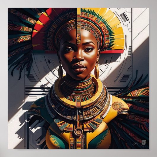 Afrofuturisme Poster (Voorkant)