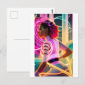 Afrofuturisme Vijf Briefkaart (Voorkant / Achterkant)