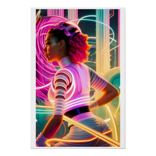 Afrofuturisme Vijf Perfect Poster (Voorkant)