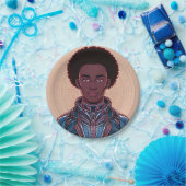 Afrofuturist King 7" Paper Bord (Feest)