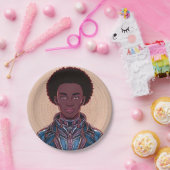 Afrofuturist King 7" Paper Bord (Feest)