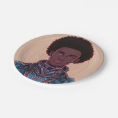 Afrofuturist King 7" Paper Bord (Gekanteld)