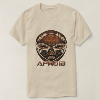 Afroid - Afrofuturisme Cyber-Tribale Afrikaans Mas T-shirt