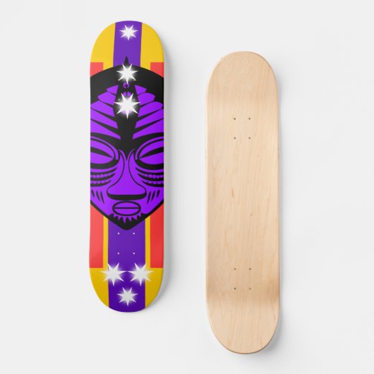 Afroïde Persoonlijk Skateboard (Voorkant)