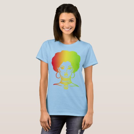 AFROLICOUS RINGER CREW T-SHIRT (Voorkant volledig)