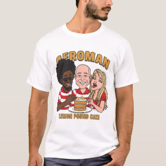 Afroman Citroen Pound Cake Leuke Foodie Humor T-sh T-shirt