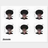 Afromeinse Stickers (groot) (Vel)