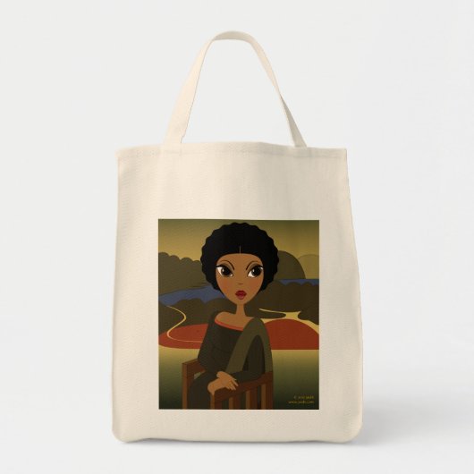 Afro'na Lisa Bag Tote Bag (Voorkant)