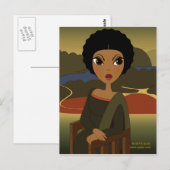 Afro'na Lisa Briefkaart (Voorkant / Achterkant)