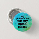 Afronden/Mijn naam gebruiken Ronde Button 3,2 Cm (Voorkant /achterkant)