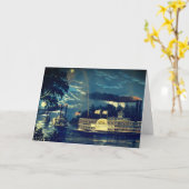 Afronden van een bocht op de Mississippi: Blank Kaart (Gele Bloem)