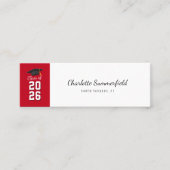 Afronding 2026 Modern Script Oproep Mini Visitekaartje (Voorkant)