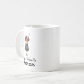 Afronding Klas van 2025 Gepersonaliseerd Koffiemok (Voorkant links)