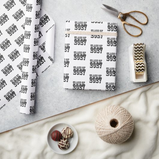 Afronding Westerse klas 2027 Cadeaupapier (Crafts)