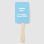 Afrondingsceremonie schema gastprogramma - handwaaier (Voorkant)