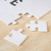 Afrondingsfoto naam jaar klas universiteit eenvoud legpuzzel (Zijkant)