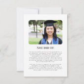 Afrondingsfoto van de Medische Faculteit Aankondiging (Achterkant)