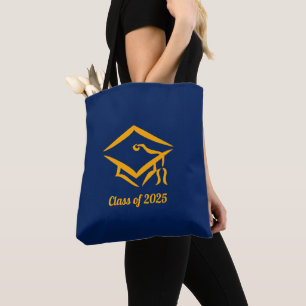Afrondingsklas 2025 NVYGLD Aangepaste Jaar Tote Bag