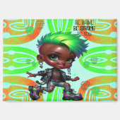 Afropunk Be Brave Magnet (Voorkant)