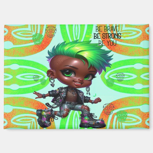 Afropunk Be Brave Magnet (Voorkant)