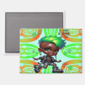 Afropunk Be Brave Magnet (Voorkant / Achterkant)