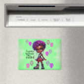 Afropunk Gelukkigste Meisjes Magneet (Insitu (Vaatwasser))