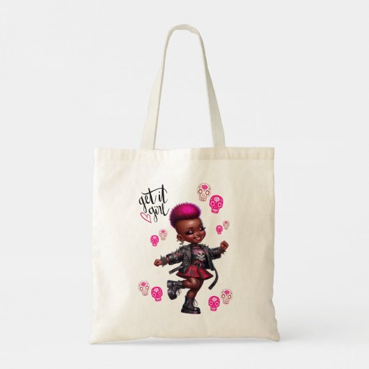 Afropunk Get It Girl Canvas tas (Achterkant)