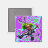 Afropunk Get It Girl Magnet (Voorkant / Achterkant)