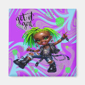 Afropunk Get It Girl Magnet (Voorkant)