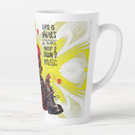 Afropunk maakt muziek latte Mok