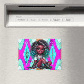 Afropunk Wild Beauty Magnet (Insitu (Vaatwasser))