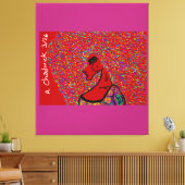 AfroQueen  Canvas Afdruk (Insitu (Woonkamer))