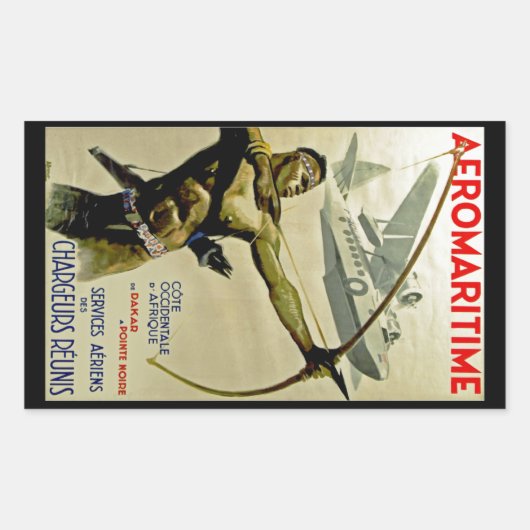 Afrosea Rechthoekige Sticker (Voorkant)